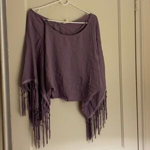 NWOT haute society lavender cover up/ shawl